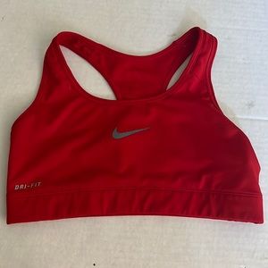 Nike Red Dri-Fit Sports Bra Size Small